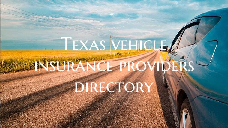 Texas vehicle insurance prov...